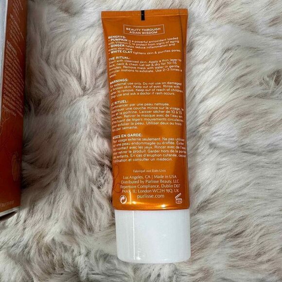 Purlisse Pumpkin and Ginger‎ Detoxifying Charcoal Mask 2.5oz/70g - Picture 6 of 7